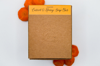 Carrot and Honey Soap Bar by Bee Clean